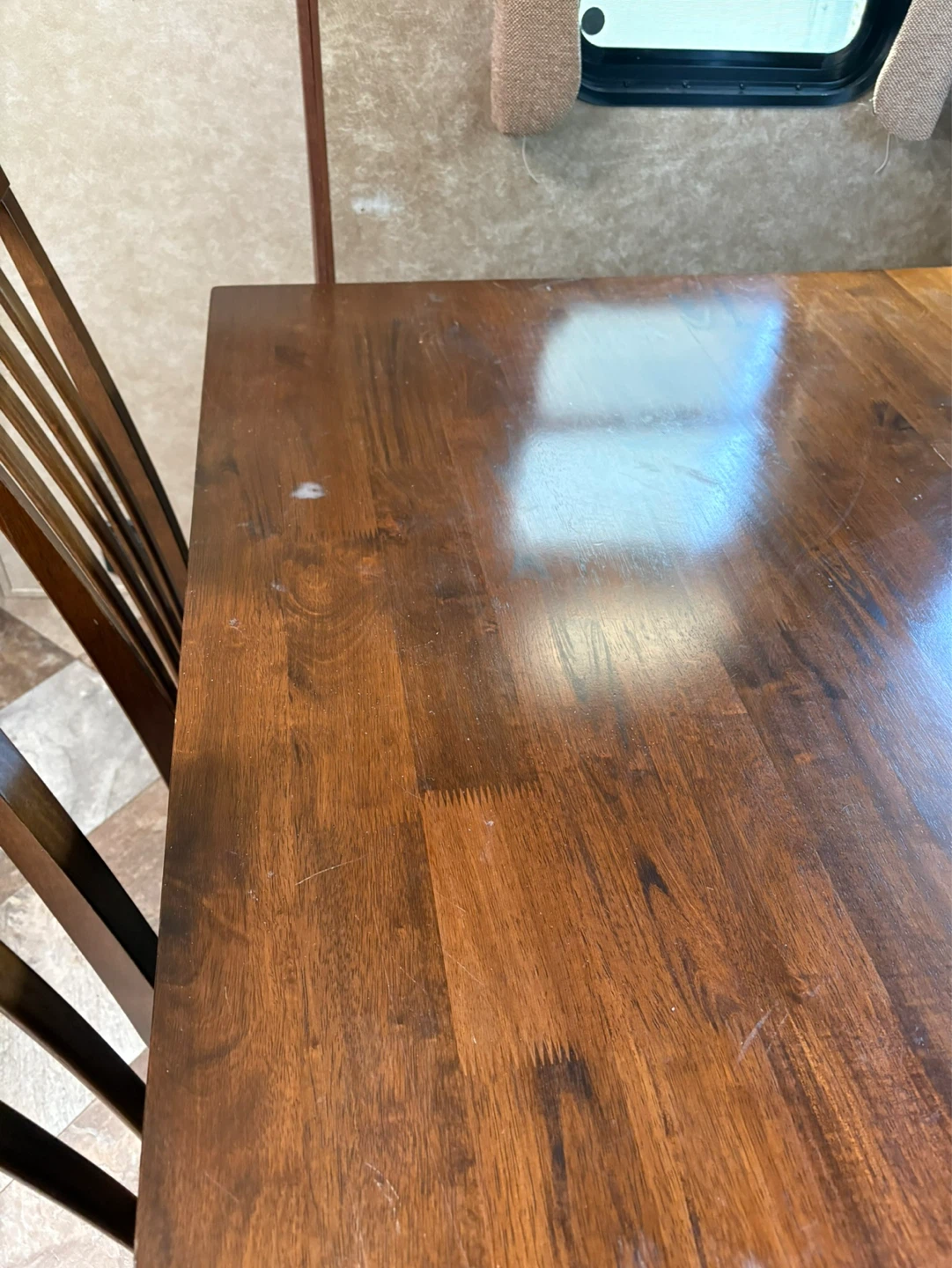 Wooden Dining Table and 4 Chairs - photo 2