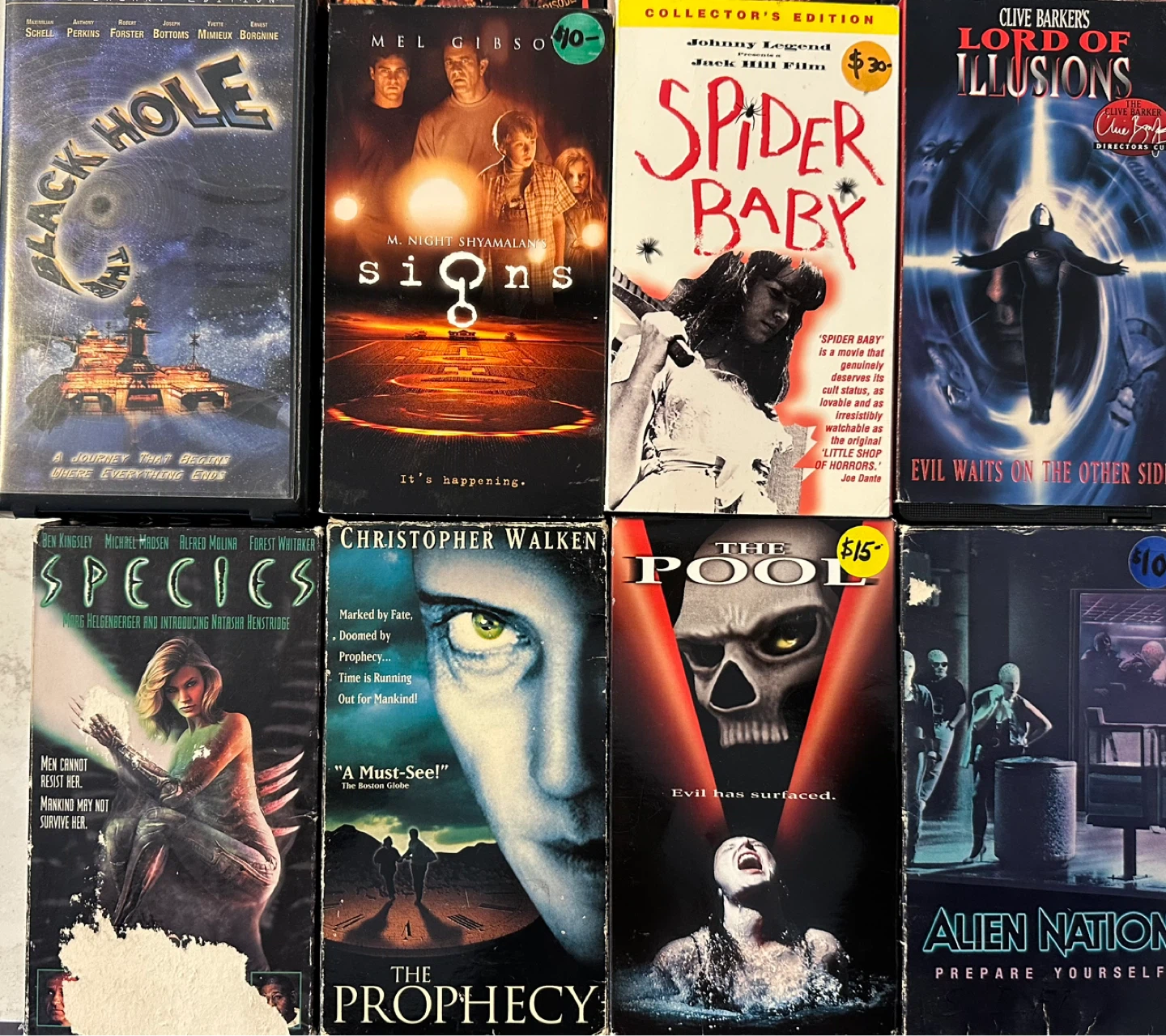 Vintage VHS Horror Movies For Sale - photo 3