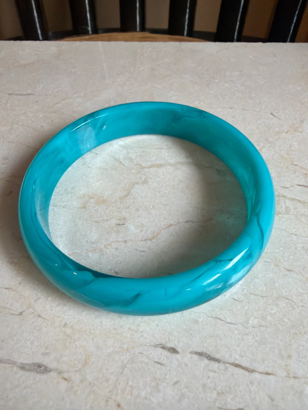 Turquoise Swirl Bangle Bracelet