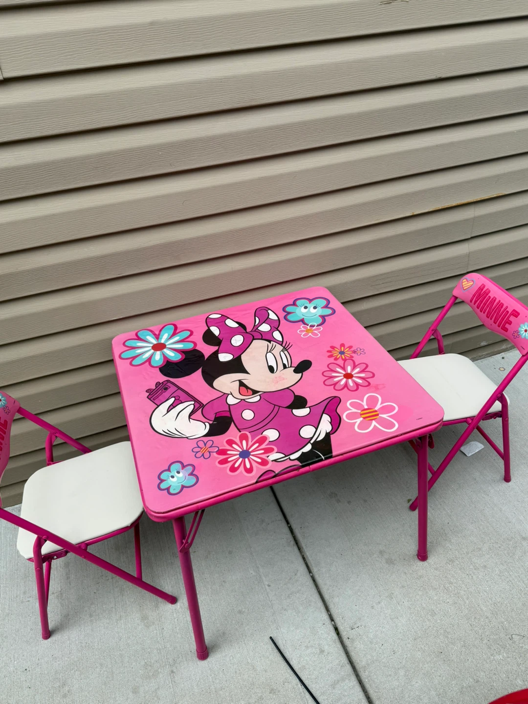 Minnie Mouse Folding Table and 2 Chairs Set - photo 2