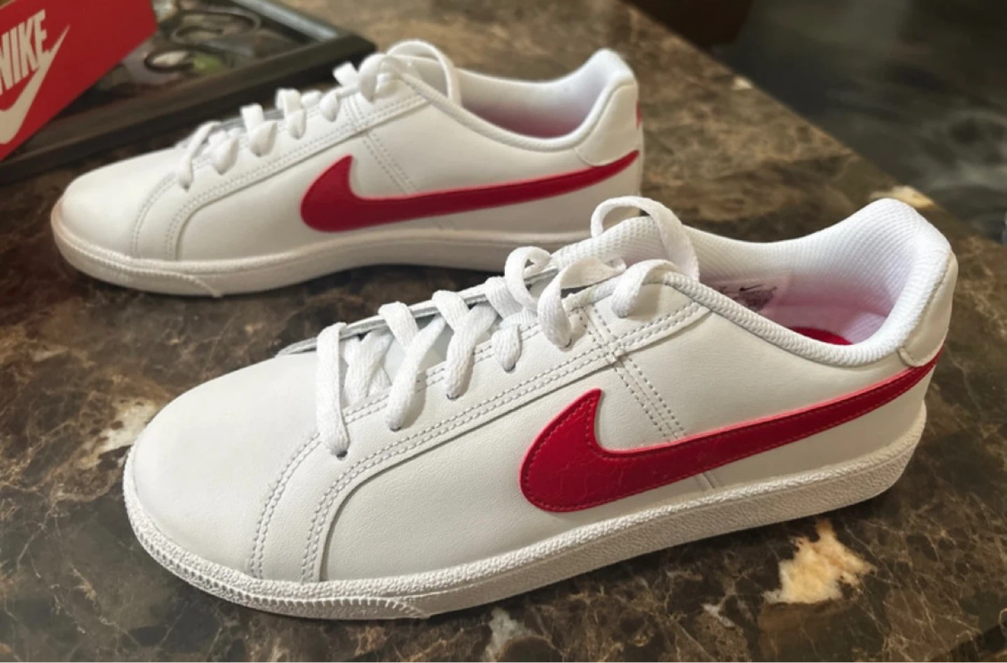 Nike Court Royale 2 Low White Red Shoes - photo 4