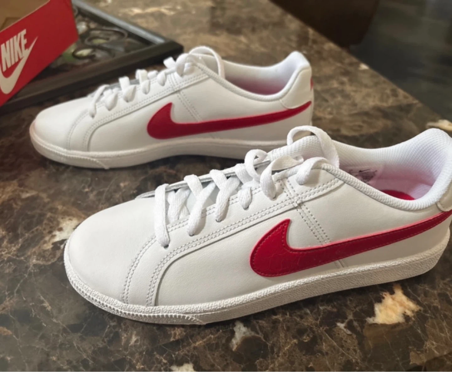 Nike Court Royale 2 Low White Red Shoes - photo 2