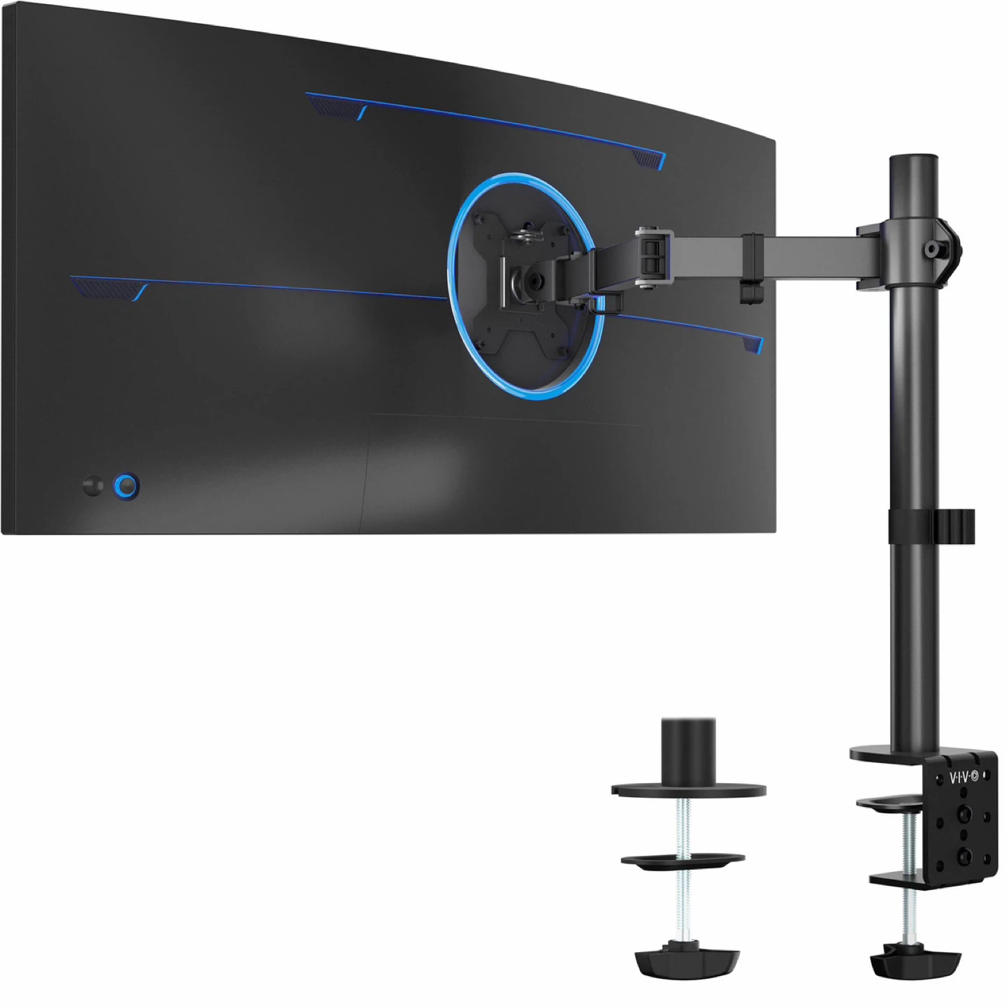 VIVO Single Monitor Arm Desk Mount, Holds Screens up to 32 inch
