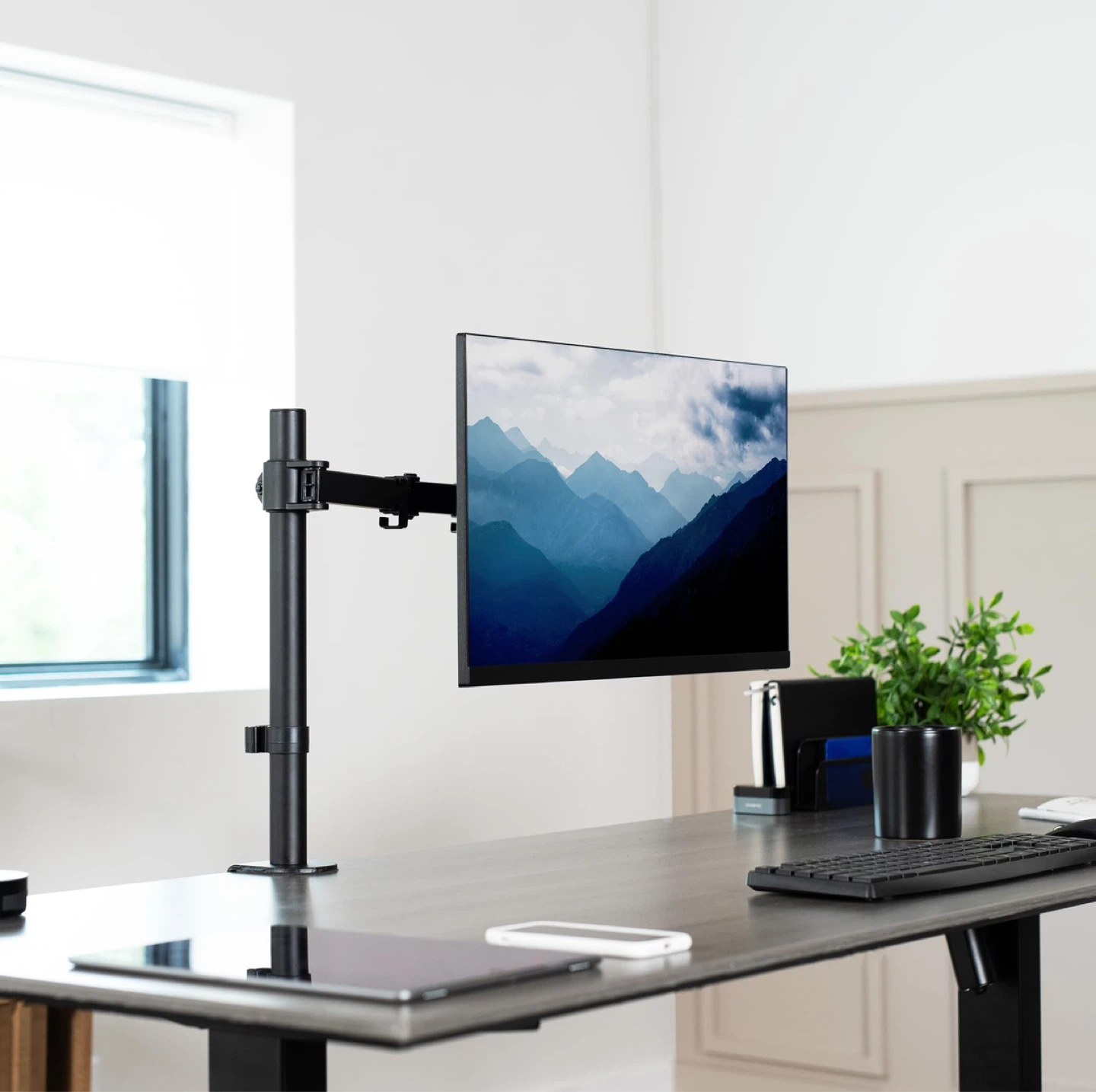 VIVO Single Monitor Arm Desk Mount, Holds Screens up to 32 inch - photo 2