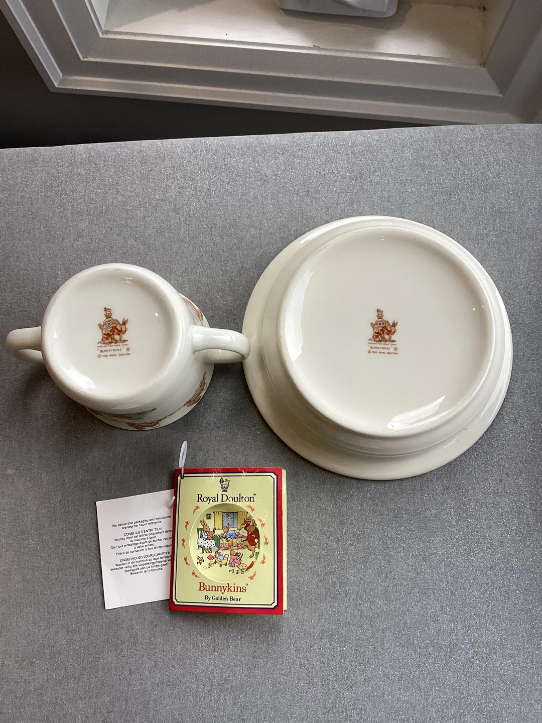 BUNNYKINS ROYAL DOULTON DISH SET - photo 2