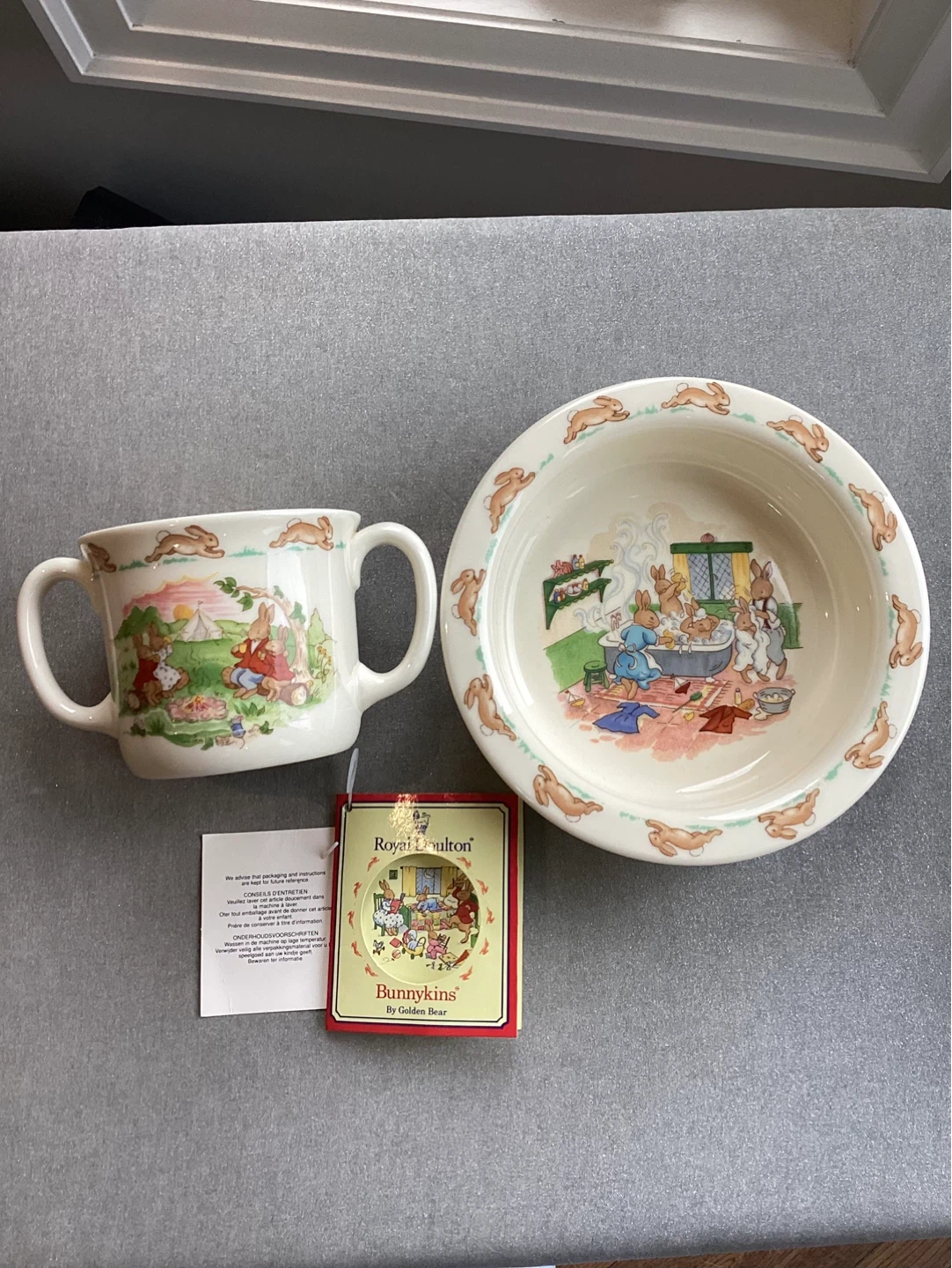 BUNNYKINS ROYAL DOULTON DISH SET