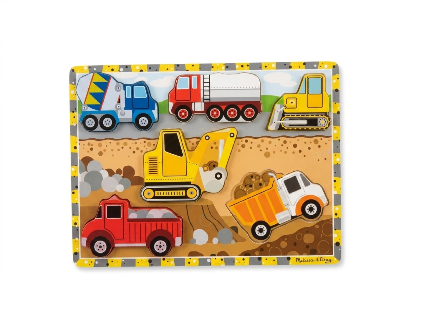 Melissa & Doug Wooden Town & Vehicle Puzzles - photo 2