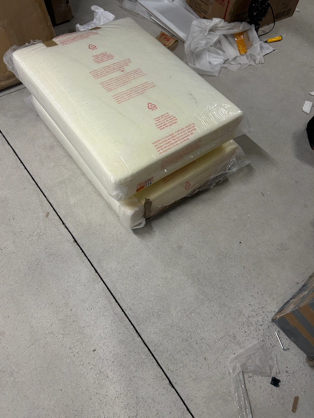 New Set of 2 Foam Upholstery Cushions 32” X 25” X 6” $25 Each - photo 4