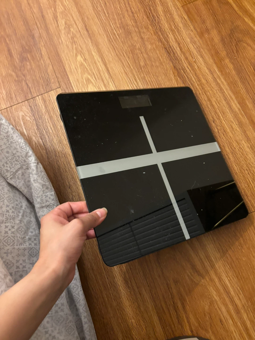 Black Digital Glass Weight Scale - photo 3