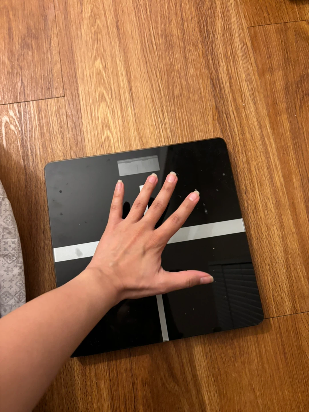 Black Digital Glass Weight Scale - photo 2