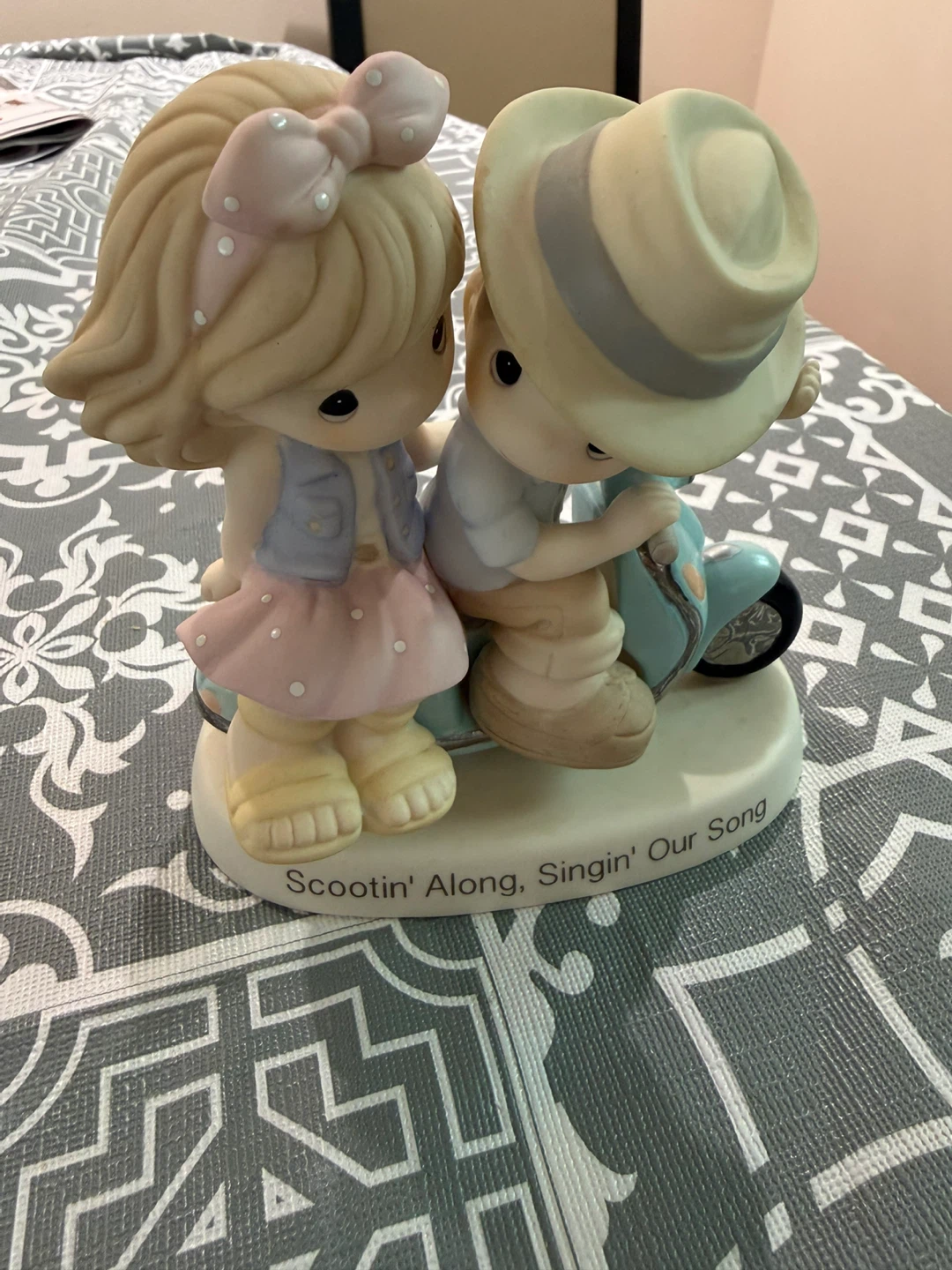 Precious Moments "Scootin' Along, Singin' Our Song" Figurine