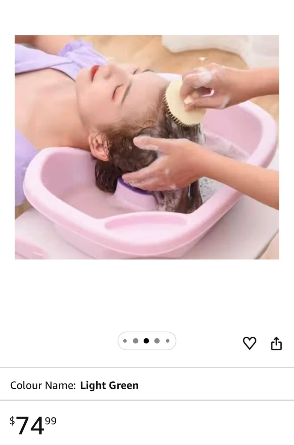 Hair washing Basin with Accessories - photo 3