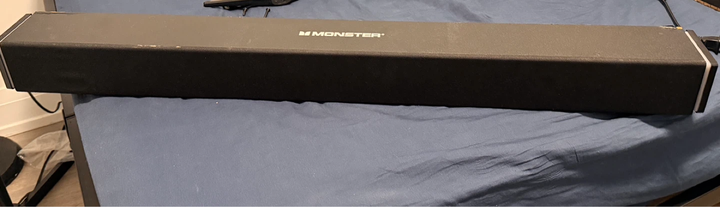 Monster Soundbar and Subwoofer
