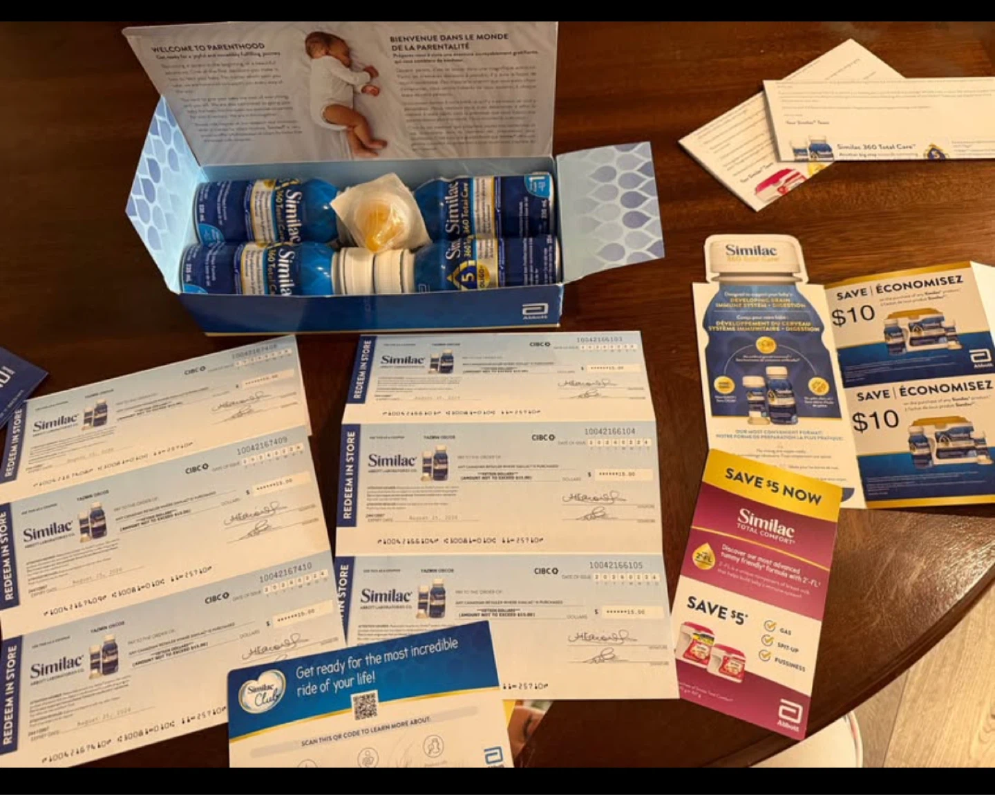 Similac 360 Total Care Formula Bottles and Coupons