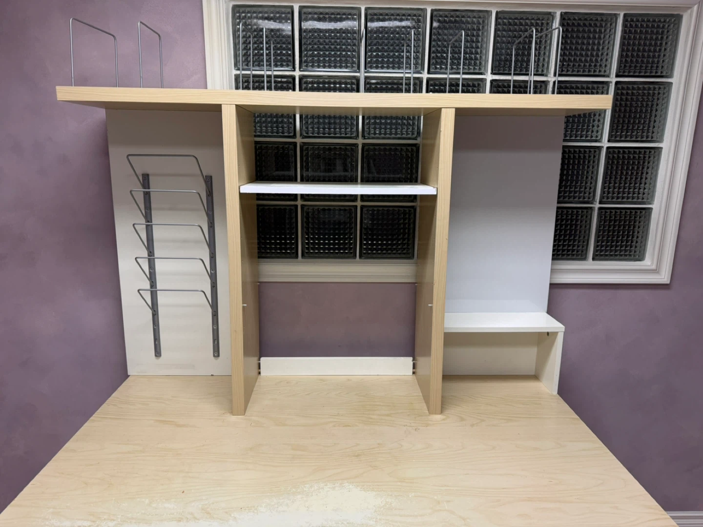 Wooden Desk with Hutch and Organizers - photo 2