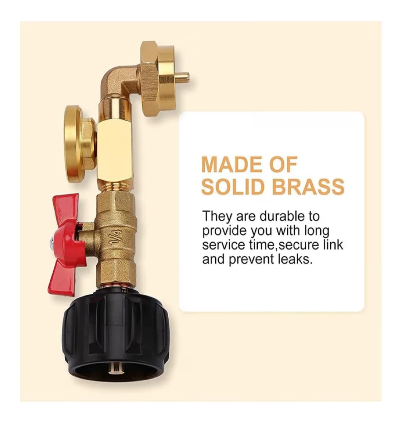 Universal Propane Tank Refill Adapter Gauge Level valve GCC-1 - photo 5