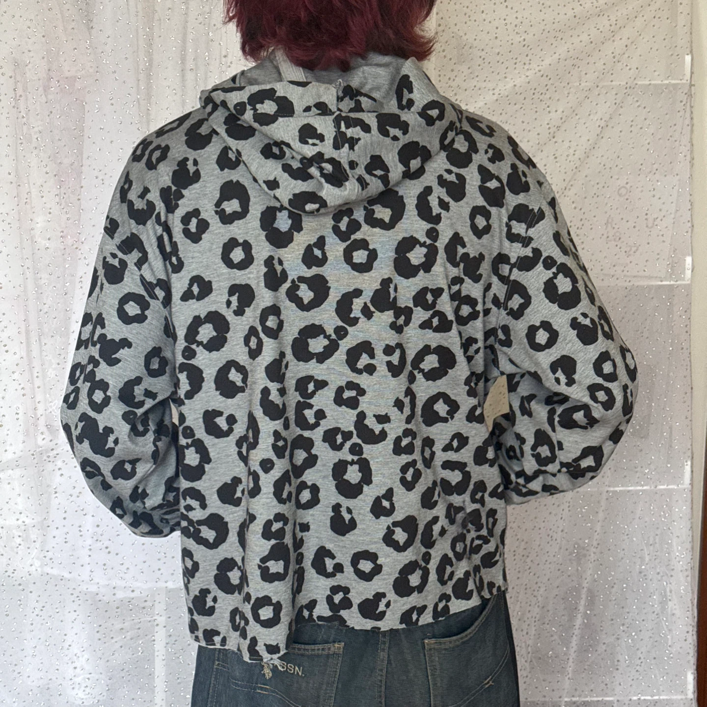 Joe Fresh Grey Leopard Print Hoodie - photo 2