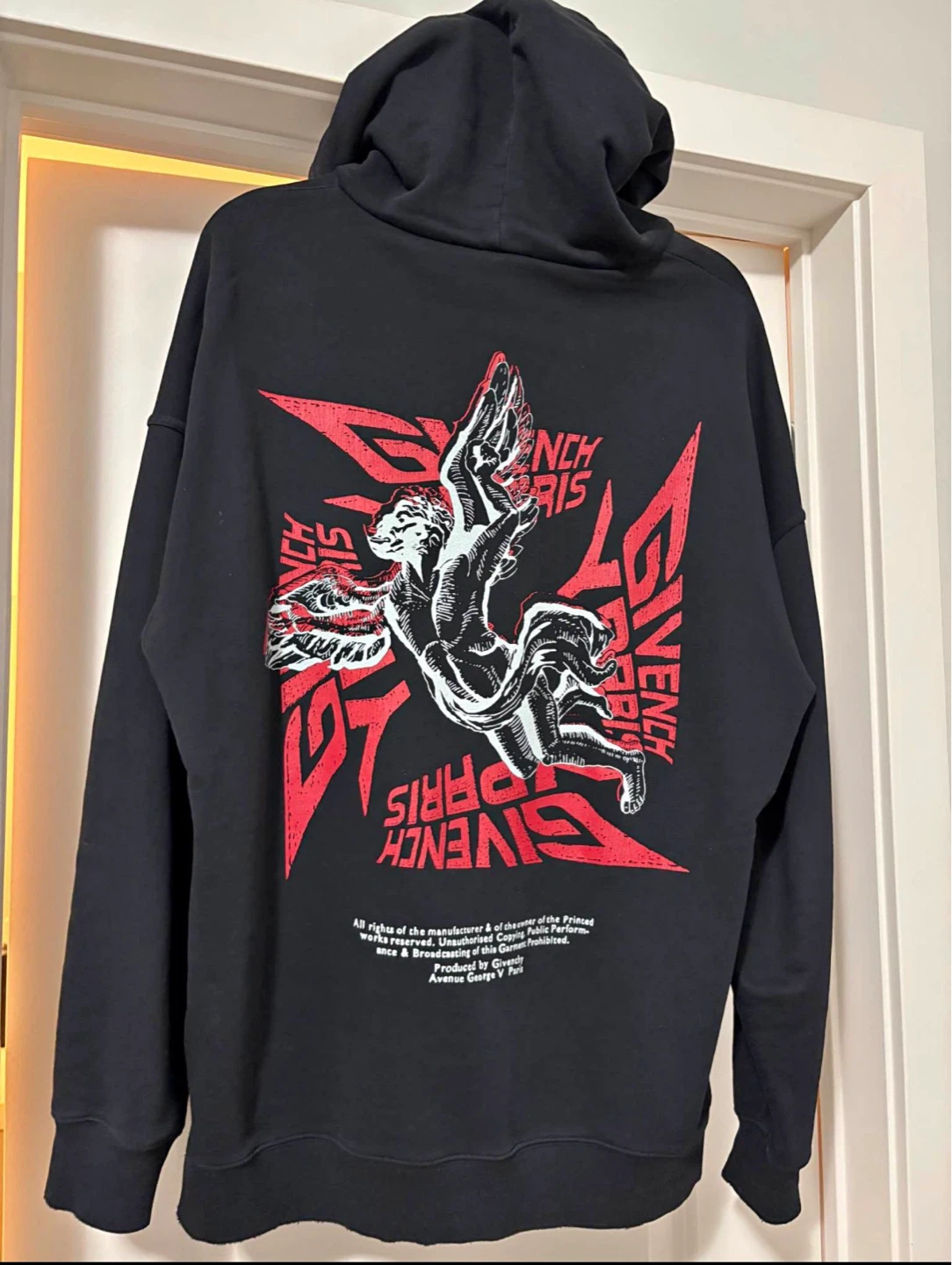 Givenchy Paris Black Hoodie