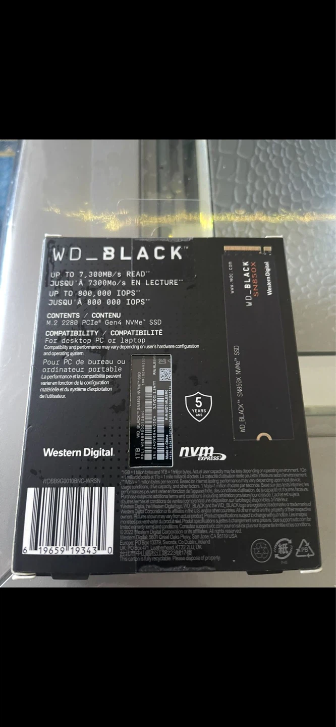 WD_BLACK SN850X NVMe SSD 1TB - photo 2