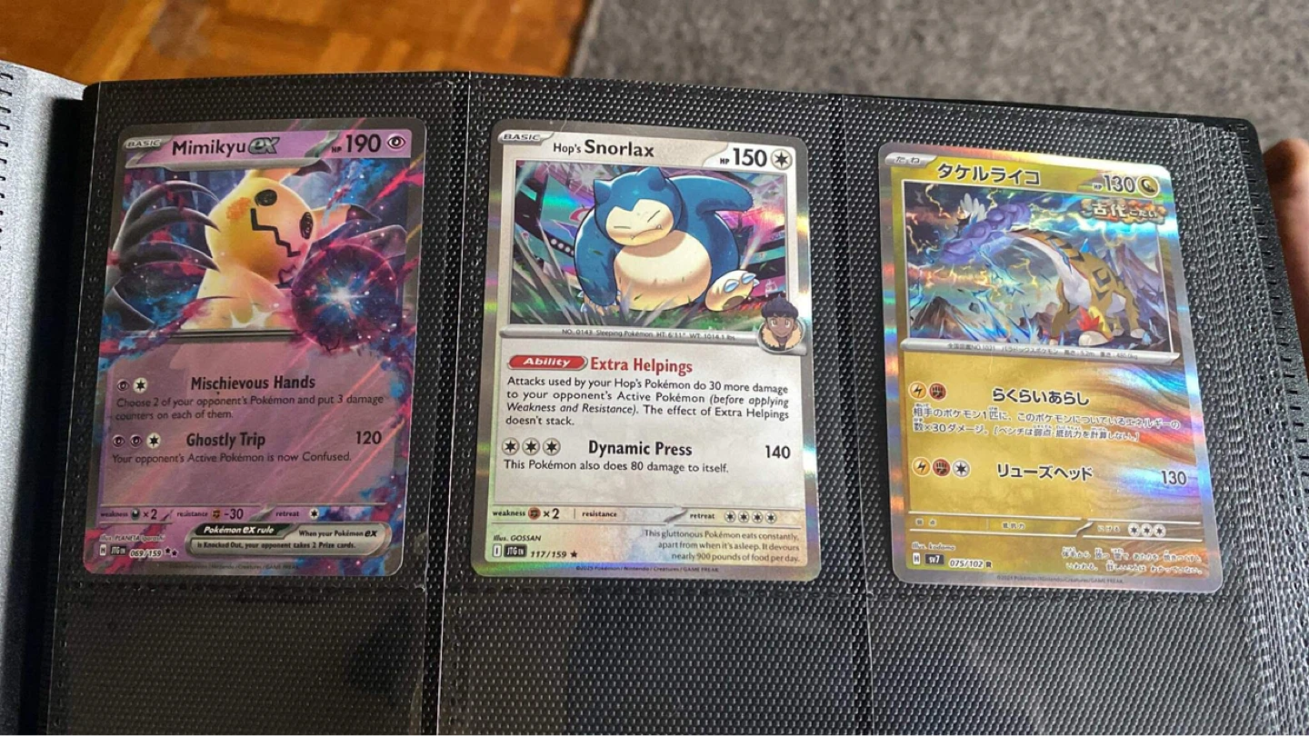 Pokemon Cards Lot - Mimikyu, Snorlax, Absol, Japanese Card