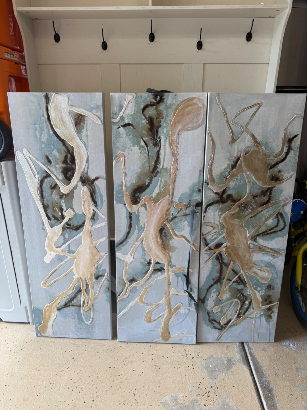 Abstract Wall Art Triptych - photo 2