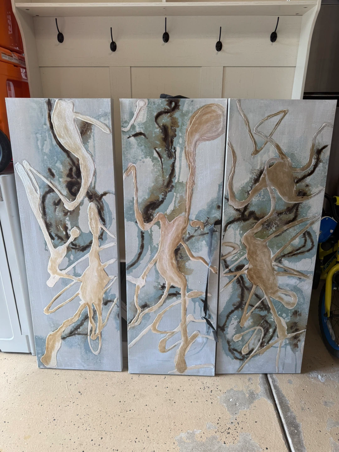 Abstract Wall Art Triptych