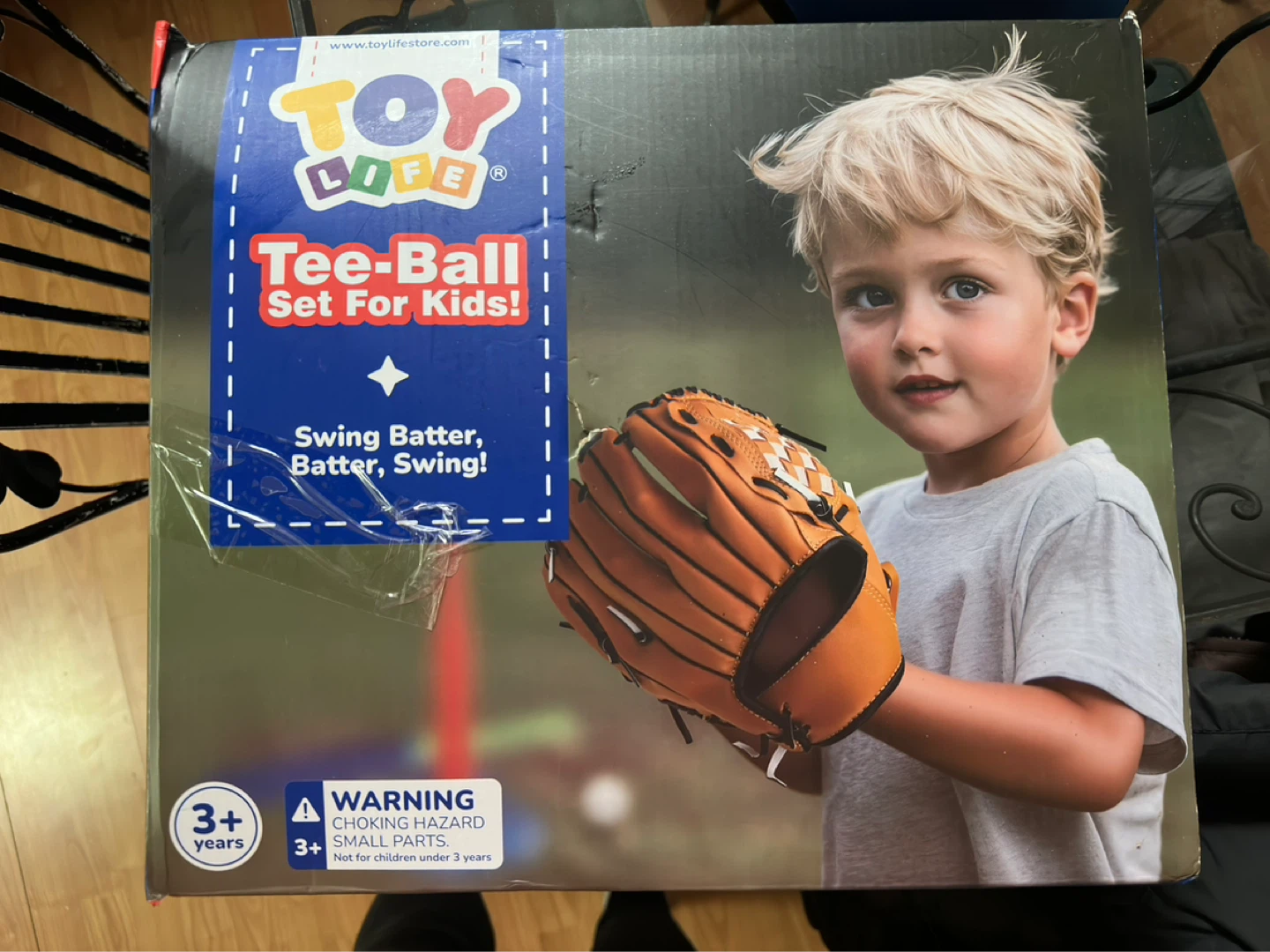 Baseball Tee and Bat Set with Gloves and 5 Balls