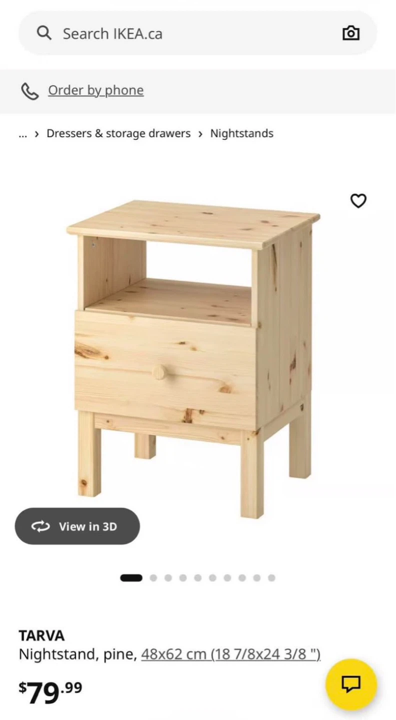 IKEA TARVA Nightstand - photo 3