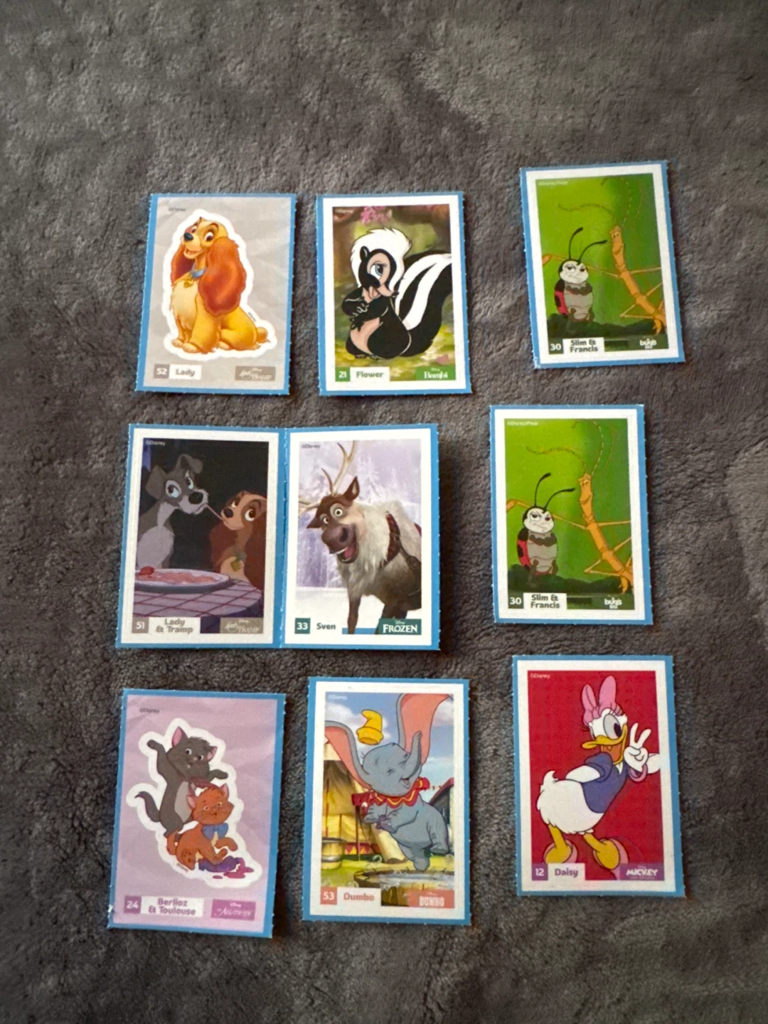 Disney Trading Cards - Assorted Characters