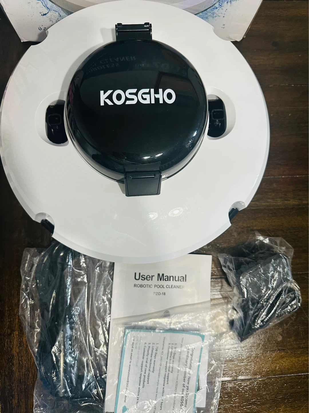KOSGHO PZO-18 Robotic Pool Cleaner Cordless - photo 2