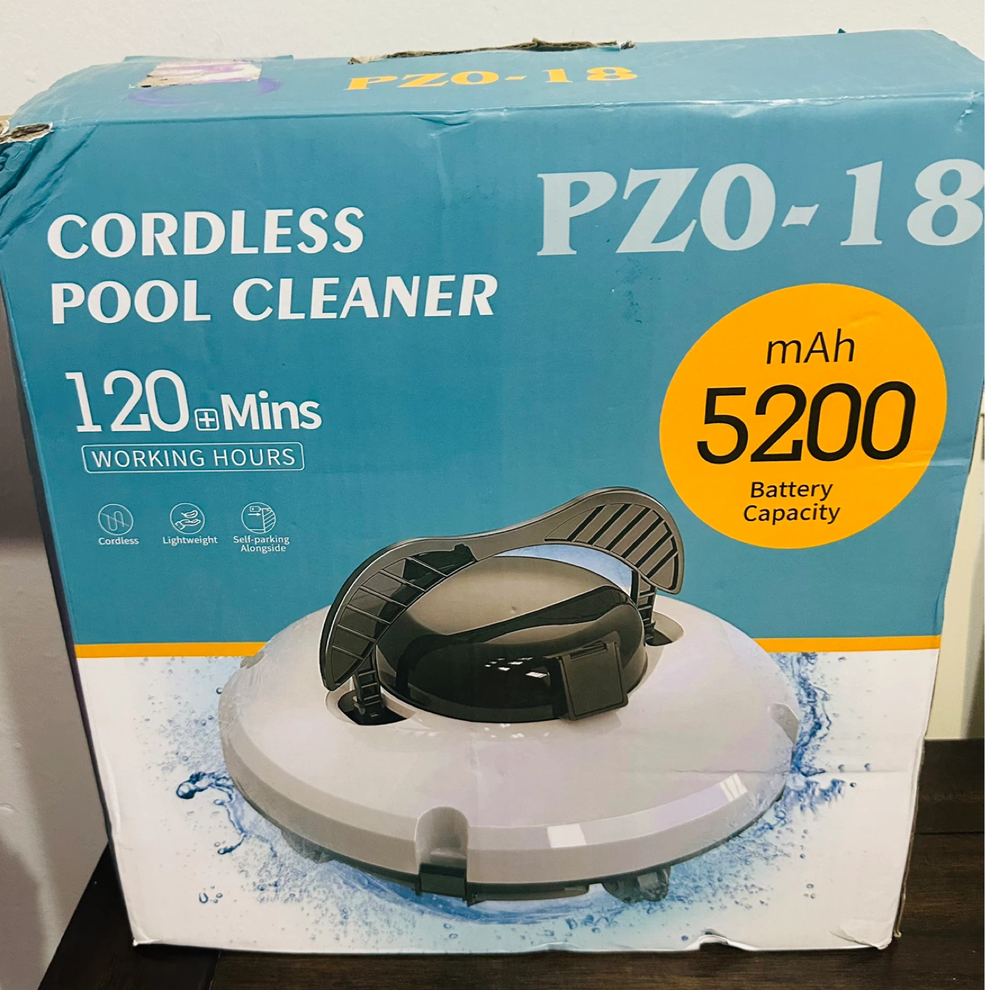 KOSGHO PZO-18 Robotic Pool Cleaner Cordless