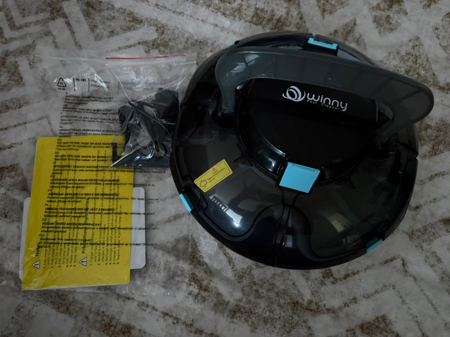 Winny 200 Cordless Robotic Pool Cleaner - photo 3
