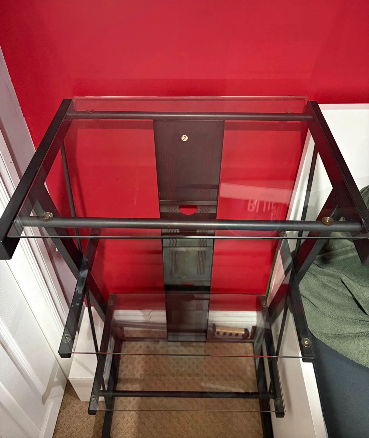 3-Tier Glass Media Stand - photo 2