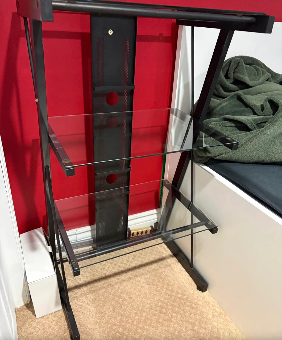 3-Tier Glass Media Stand - photo 3