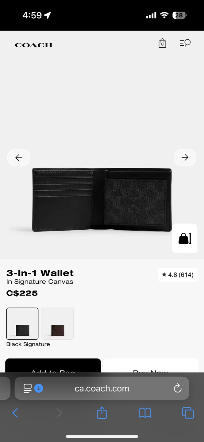 NEW coach wallet - photo 4