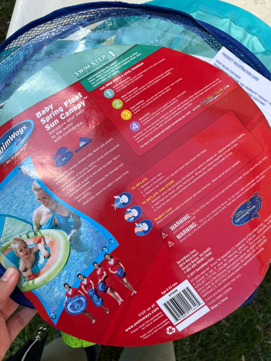 SwimWays Baby Spring Float Sun Canopy