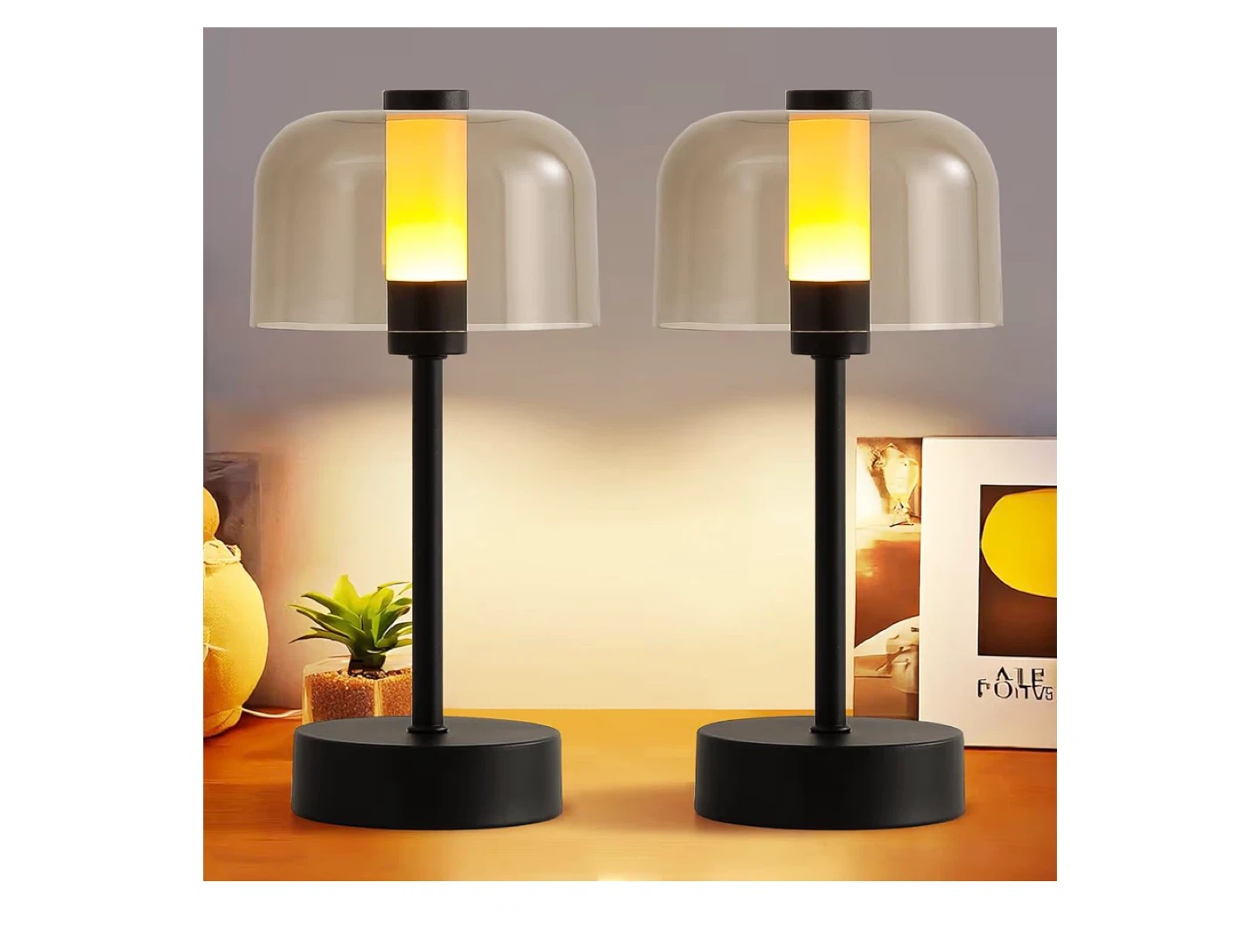 AIHYING 2-Pack Black Night Light