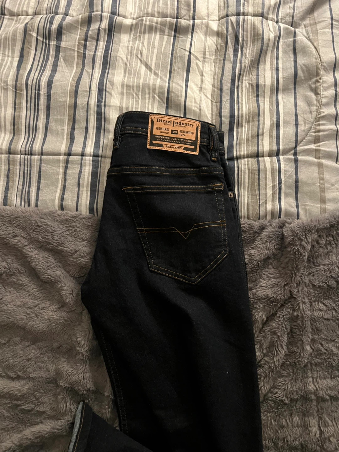 Diesel Thommer Slim Jeans W32-L32 Dark Wash Denim - photo 2