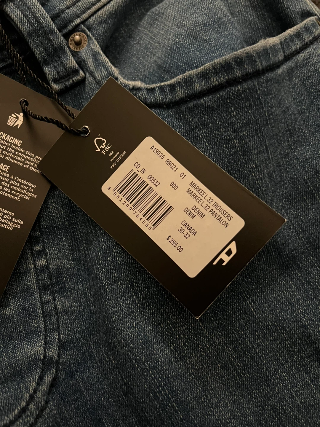 Diesel Industry MarkeeL 32 Trousers Denim Jeans - photo 3