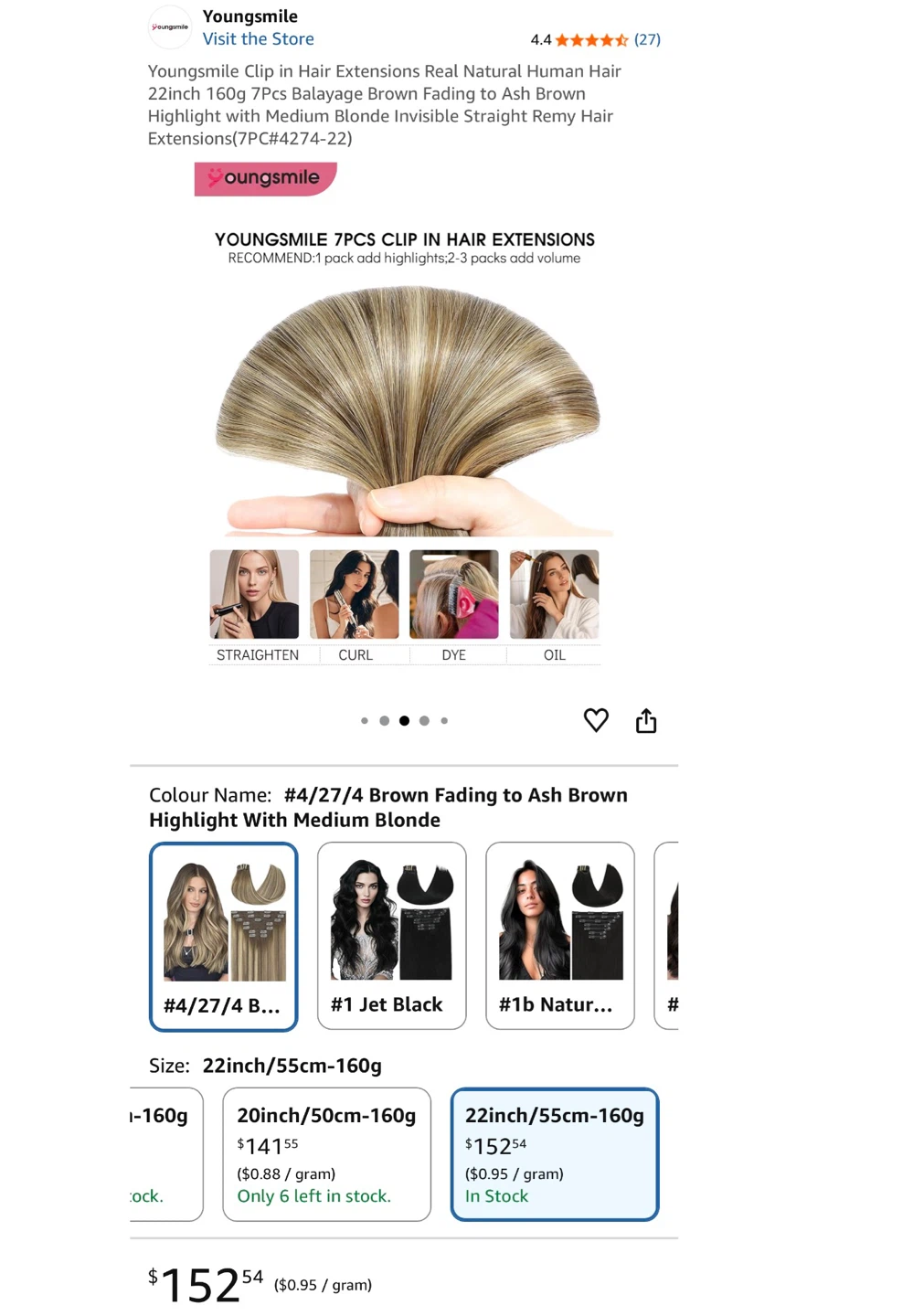 Youngsmile Clip-in Hair Extensions - photo 2