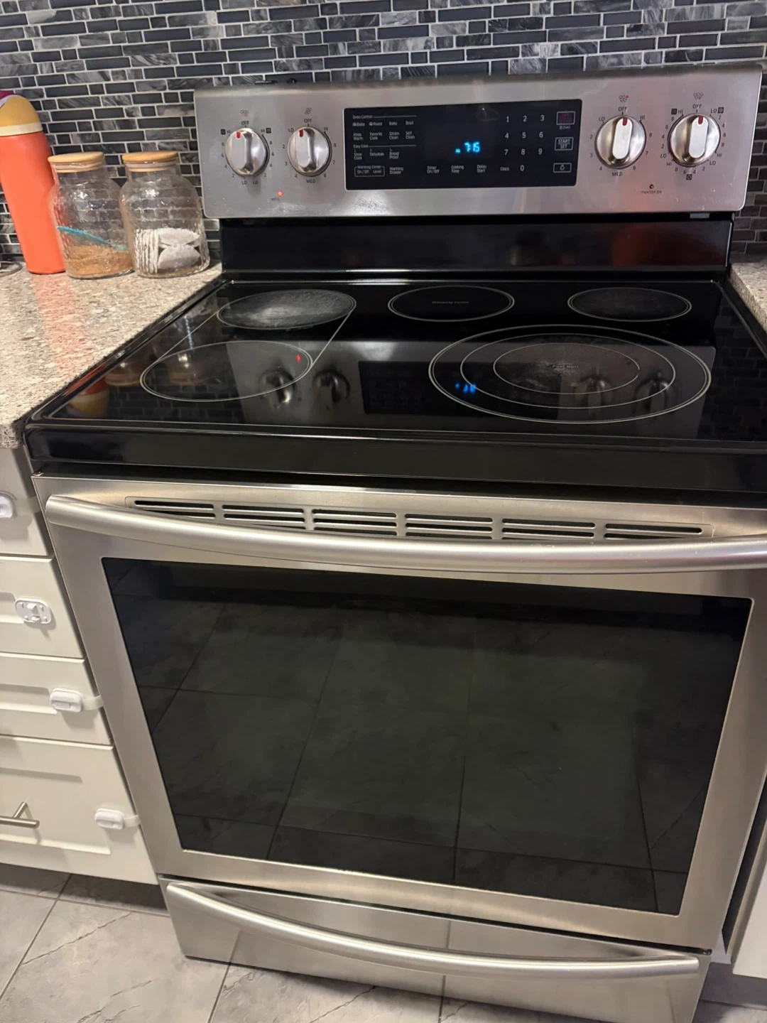 Samsung Stainless Steel Fridge & Stove - photo 4