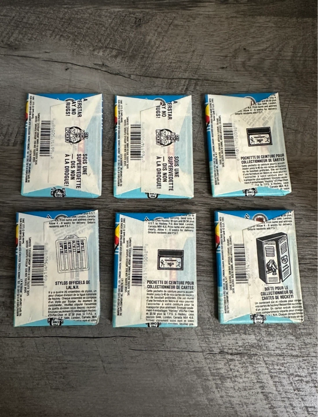 1991-92 O-Pee-Chee Hockey Wax Packs (6) - photo 2