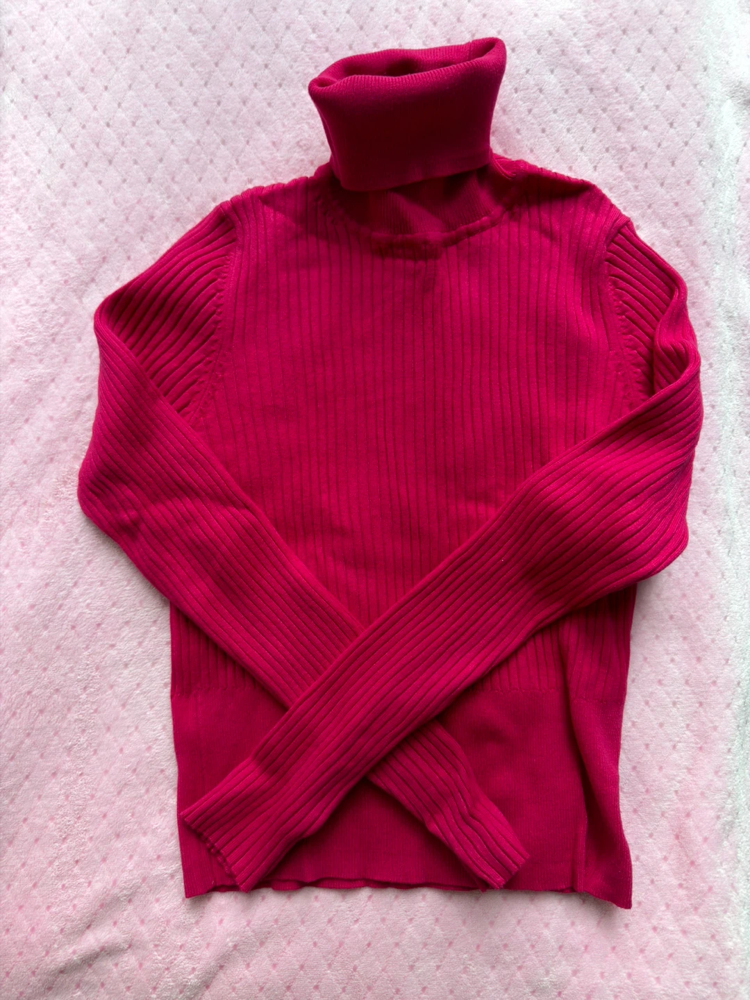 Zara Ribbed Turtleneck Sweater - Size M