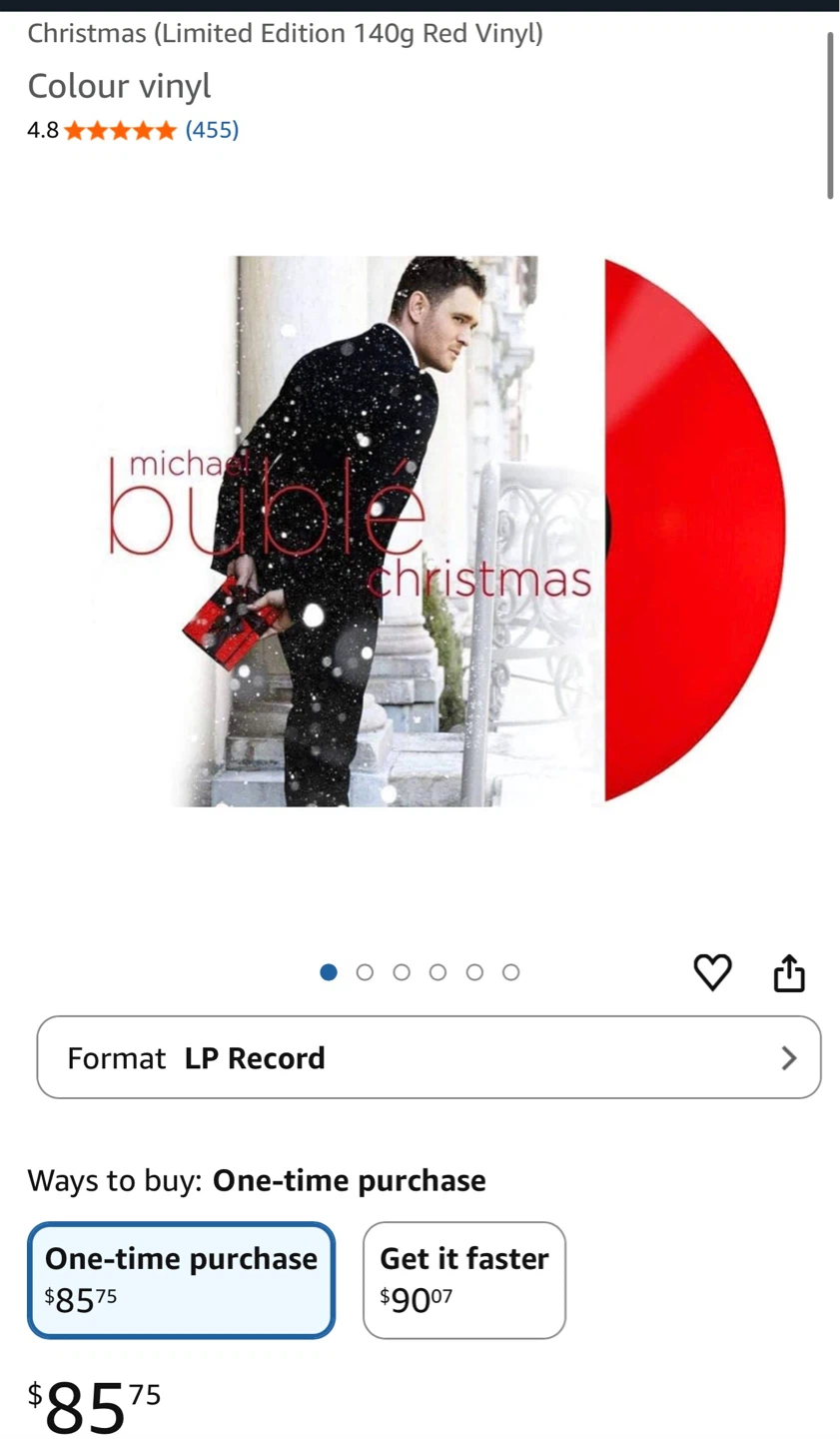 Michael Bublé Christmas (Limited Edition 140g Red Vinyl) - photo 3