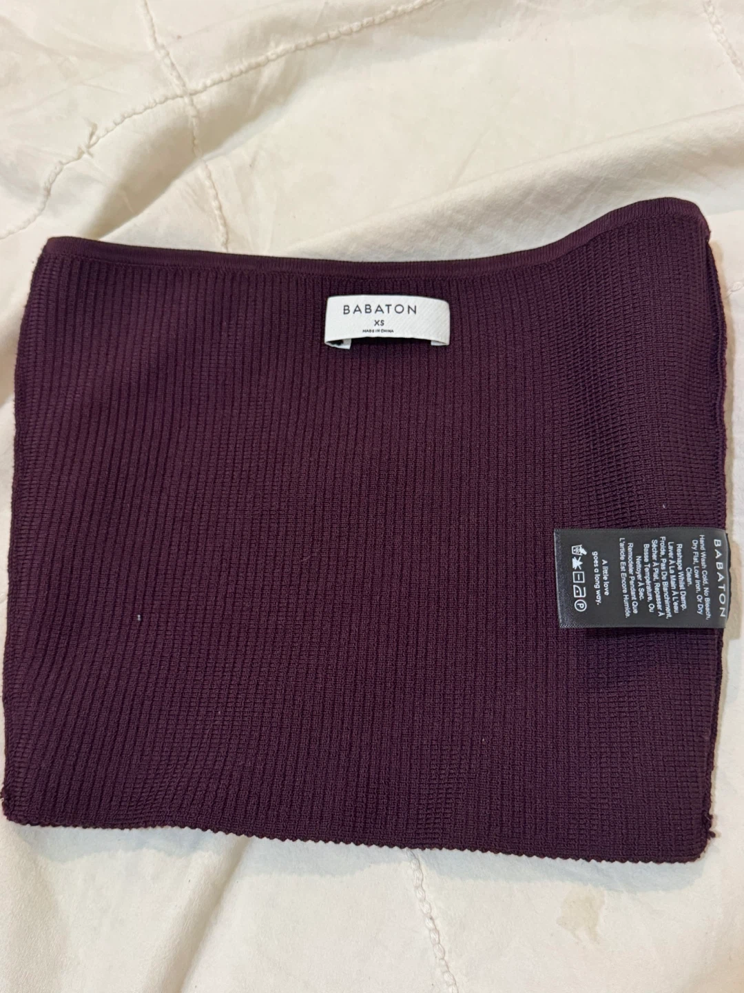 Babaton Ribbed Tube Top - XS - photo 4