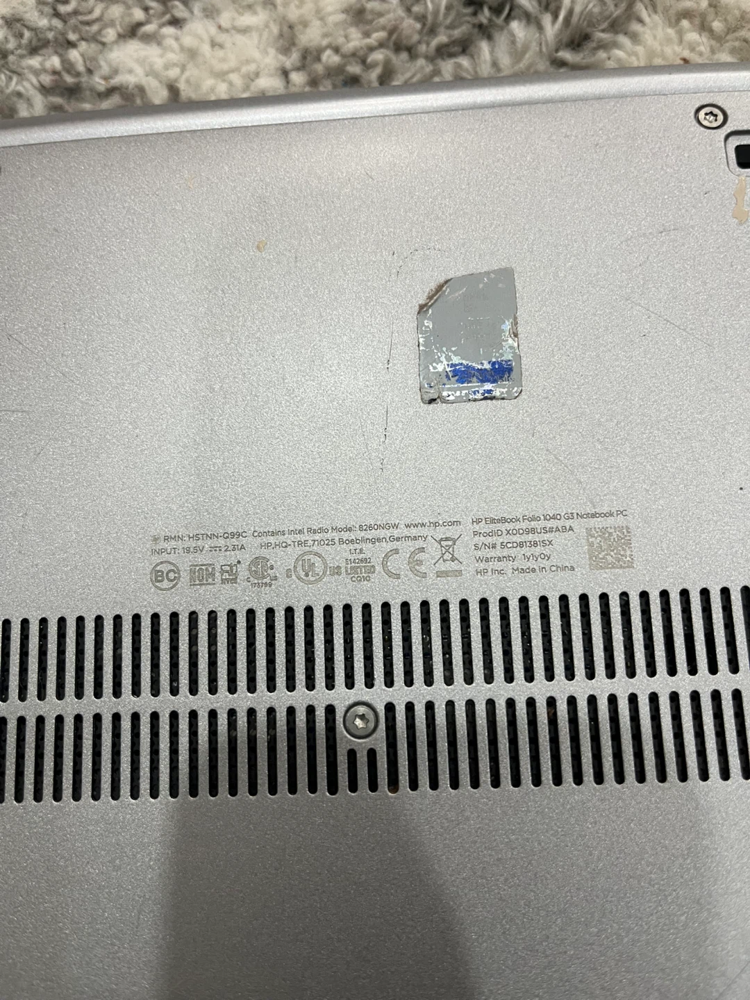 Laptop parts
