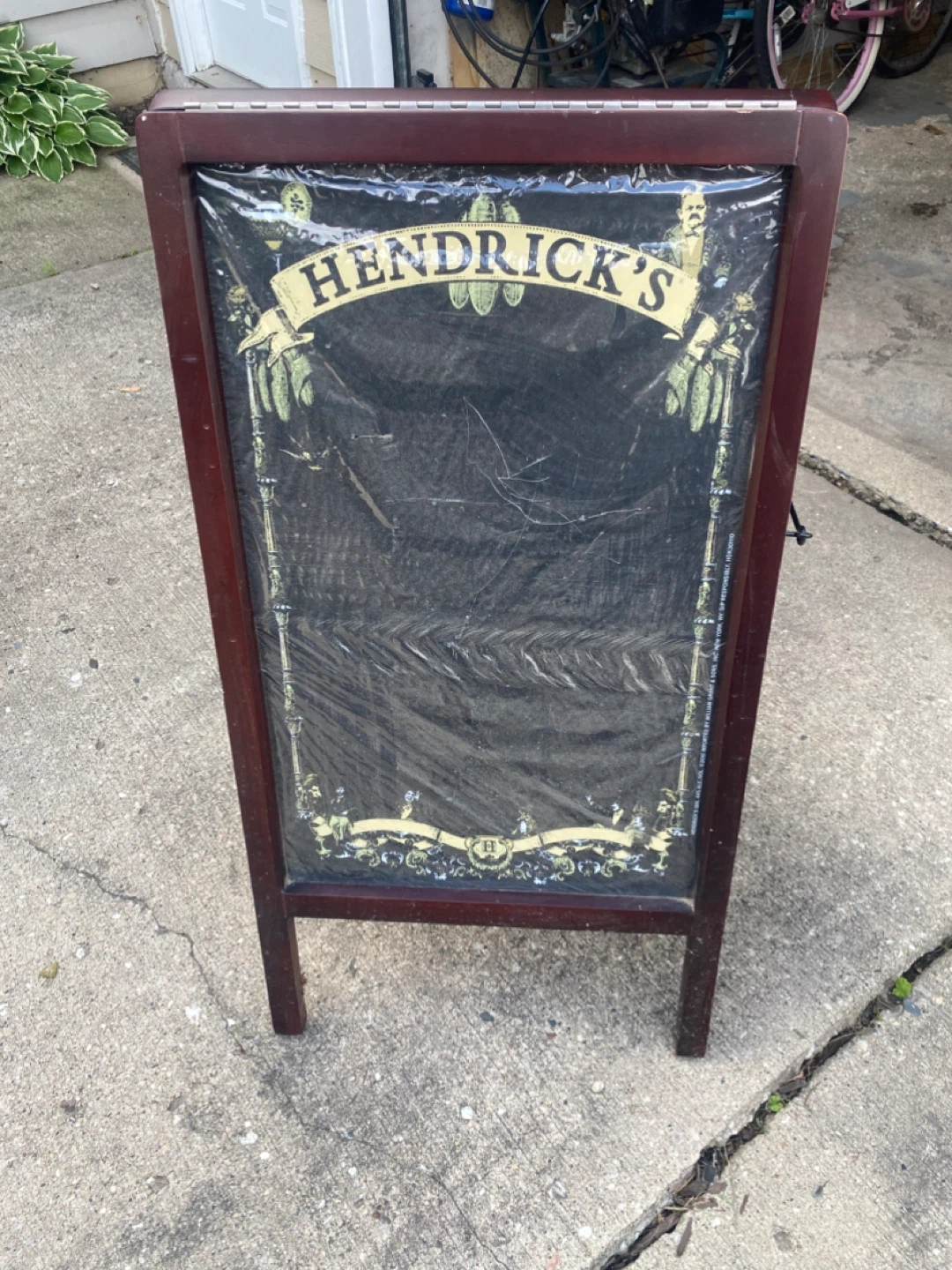 Hendrick's A-Frame Chalkboard Sign - photo 2