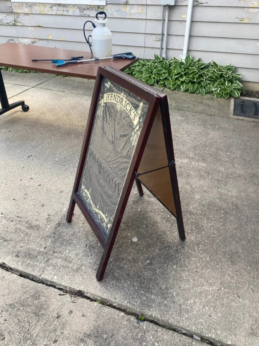 Hendrick's A-Frame Chalkboard Sign - photo 3