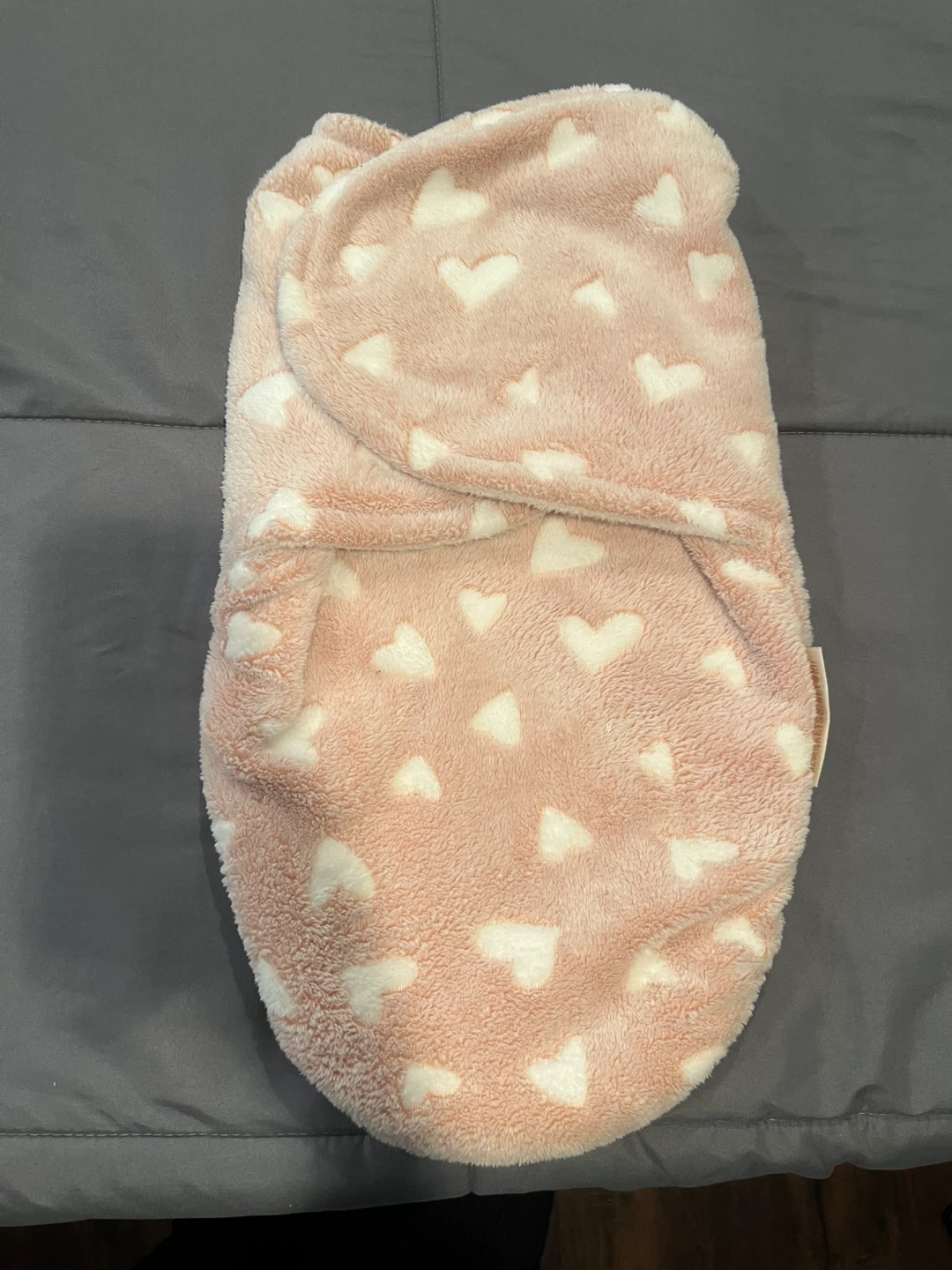 Baby Swaddle Wrap - Pink Heart Pattern
