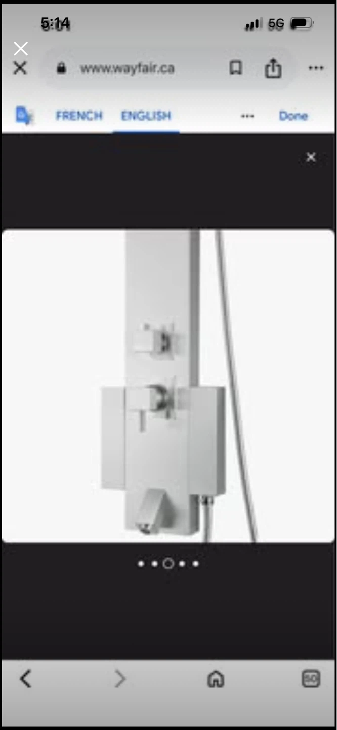 New Modern Stainless Steel Shower Panel System - photo 3